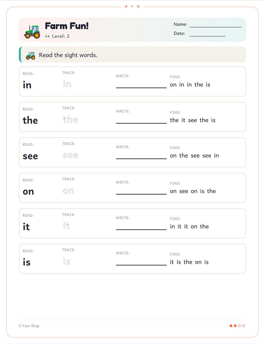Sight Words