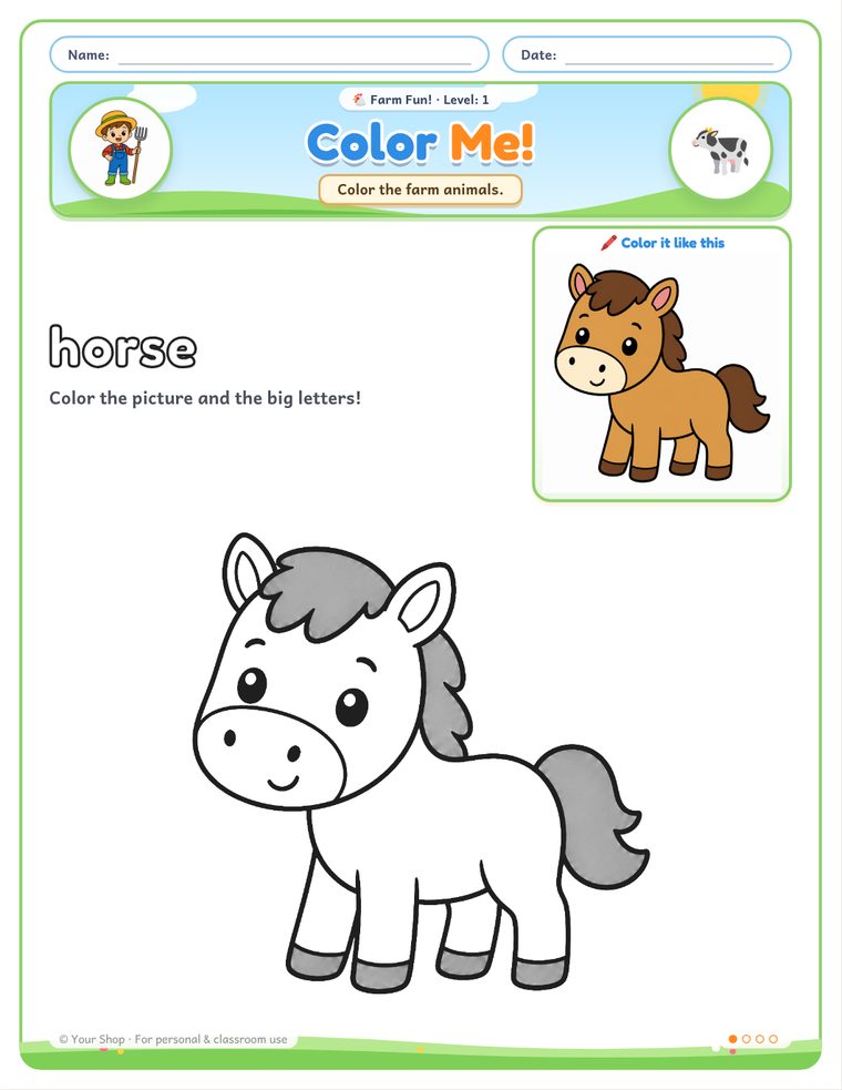 AI coloring page