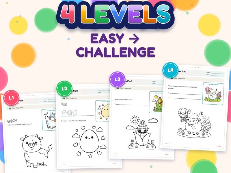 Generate 4 levels